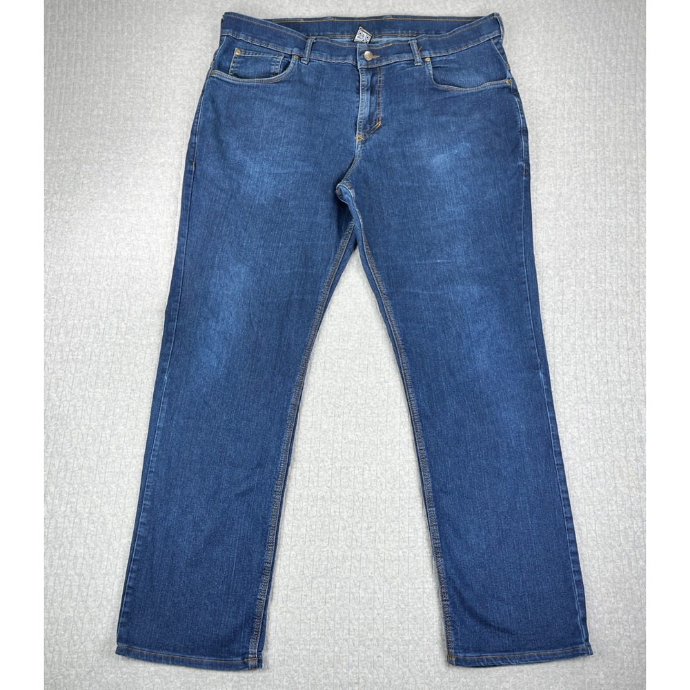 Origin Delta 68 Jeans Mens 40x32 Blue Denim Straight Leg dark wash made in USA